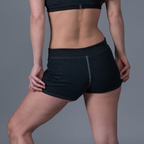 Woman wearing Seraphina Safety's Women's Essential Flame Resistant FR Tech™ Active Boy Short